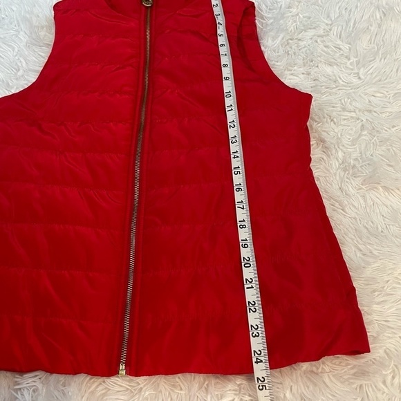 NWOT MICHAEL KORS Womens vest puffer round logo - Picture 8 of 9